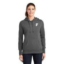 Ladies 9oz Soft Ring Spun Fabric/Pullover Hooded Sweatshirt - Screen Printed